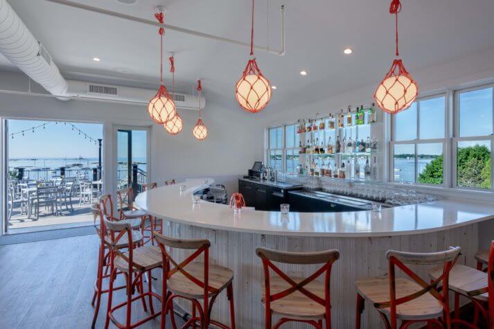 Bar at the Ski Club at Pepperrell