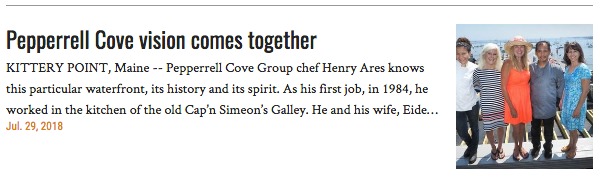 Seacoastonline news clip from July 2018